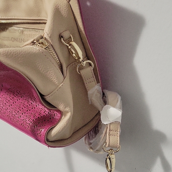 Valentino Pink and Cream Women's Bag - Picture 4 of 4